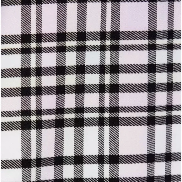 Torrid Pink Plaid Flannel Hooded Jacket | Size 0 (L-XL) - Picture 3 of 9